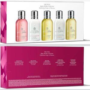 Molton Brown Travel Body & Hair Collection - Pink, Red, Yellow, White